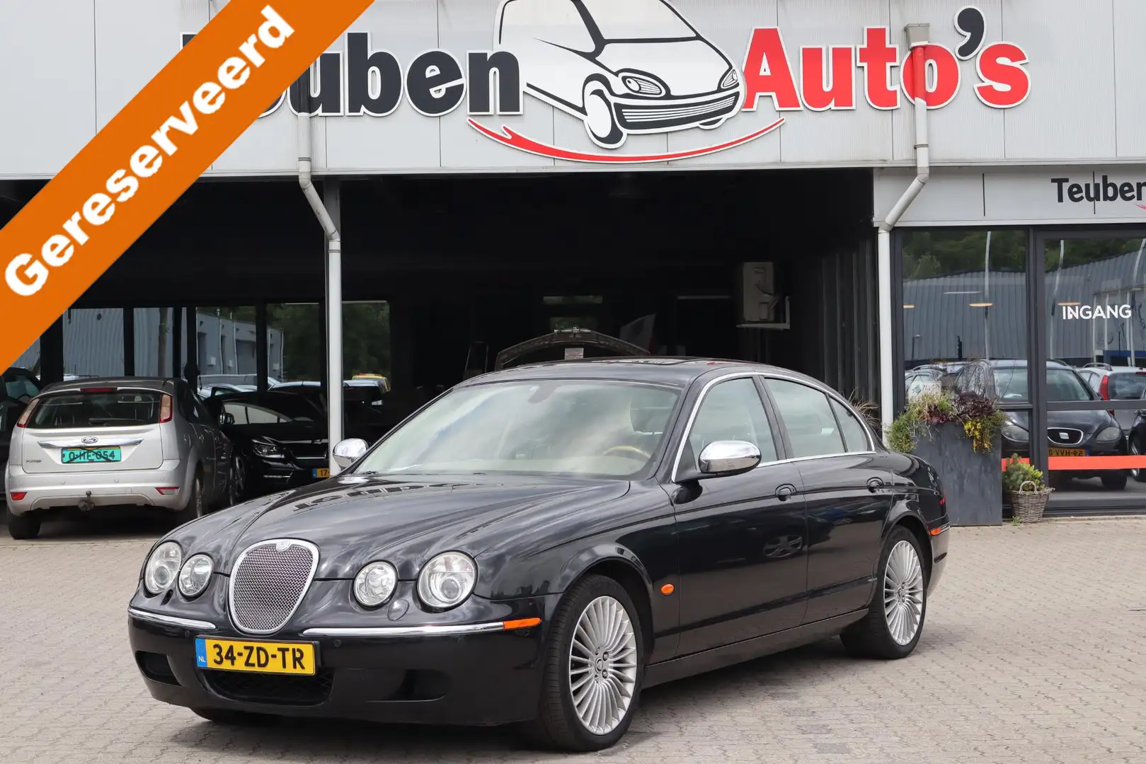 Jaguar S-Type 2.7D V6 Executive Navigatie, Schuif- kanteldak, Al Noir - 1