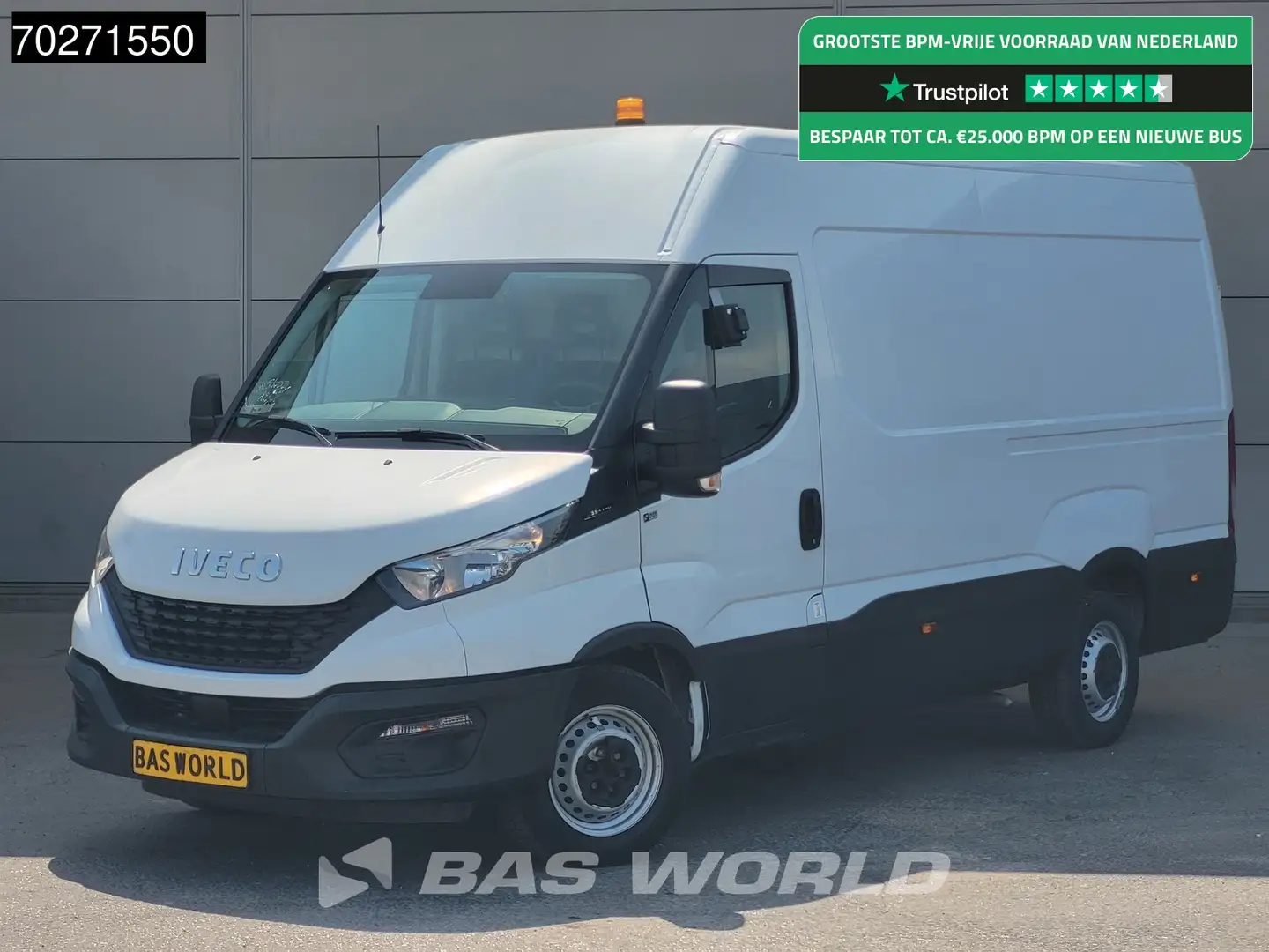 Iveco Daily 35S14 L2H2 Euro6 Camera Airco Cruise 3.5t trekgewi Bílá - 1