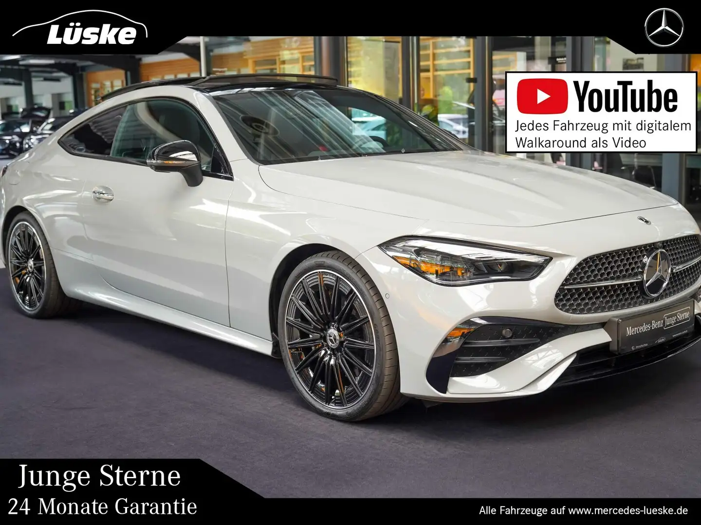 Mercedes-Benz CLE 220 CLE 220 d AMG Line Night alpingrau Pano Burmeste Gris - 1
