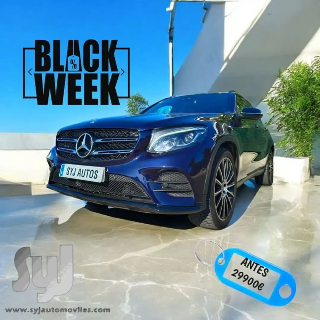 Mercedes-Benz GLC 43 AMG 250d 4MATIC 211cv. LINE- TECHO Kék - 1