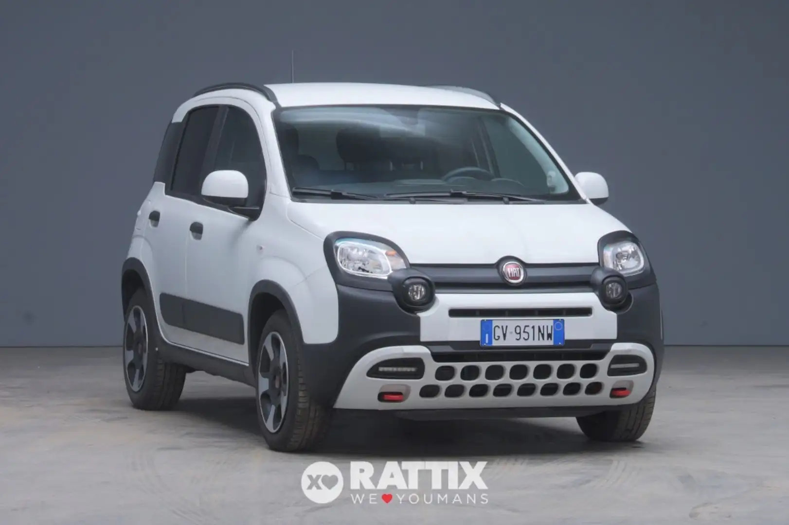 Fiat Panda 1.0 Firefly Hybrid 70CV Cross 5p.ti Weiß - 1
