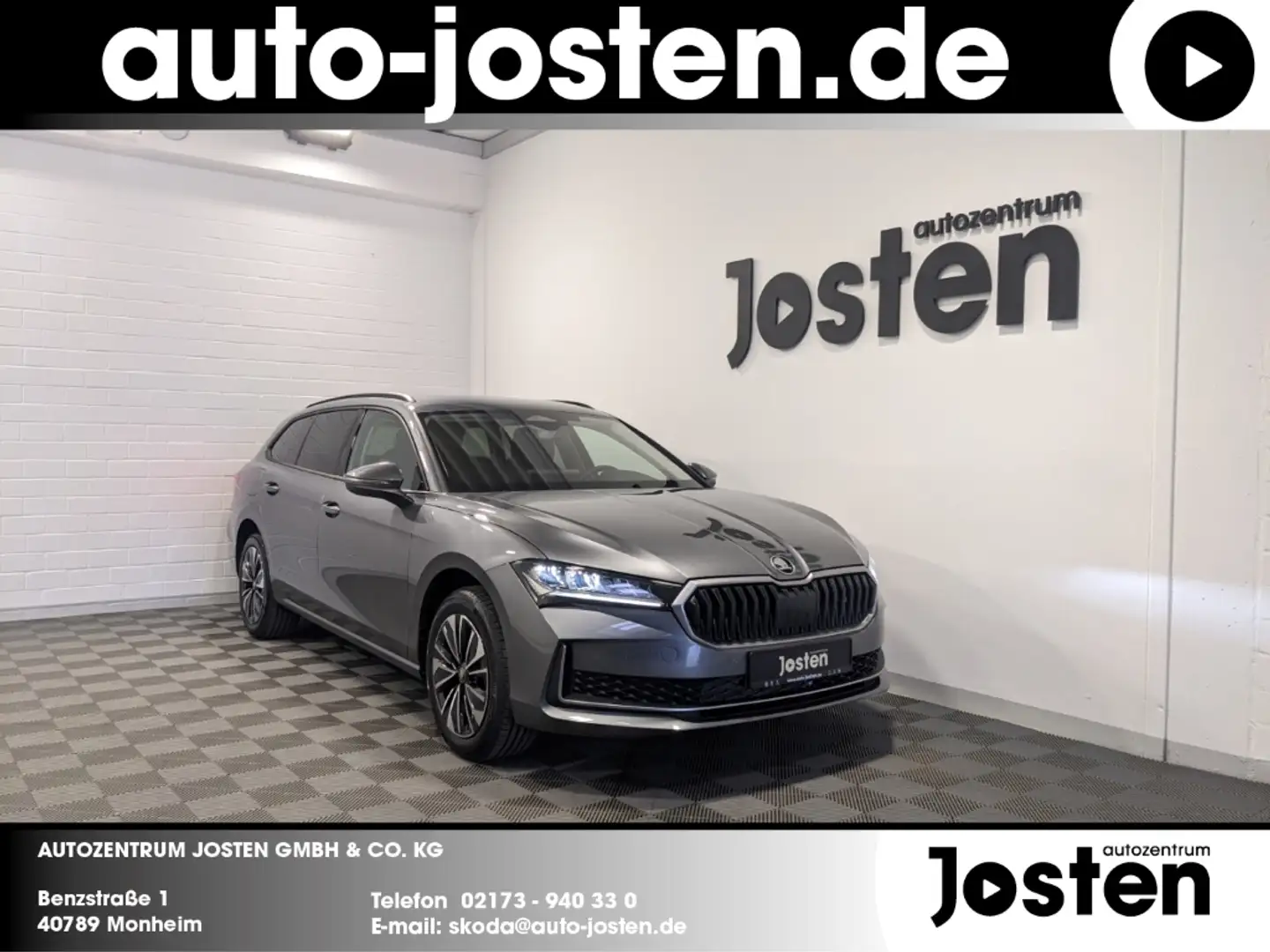 Skoda Superb 4x4 Combi Selection 2.0TDI AHK Fahrass. DigitalCoc Gris - 1