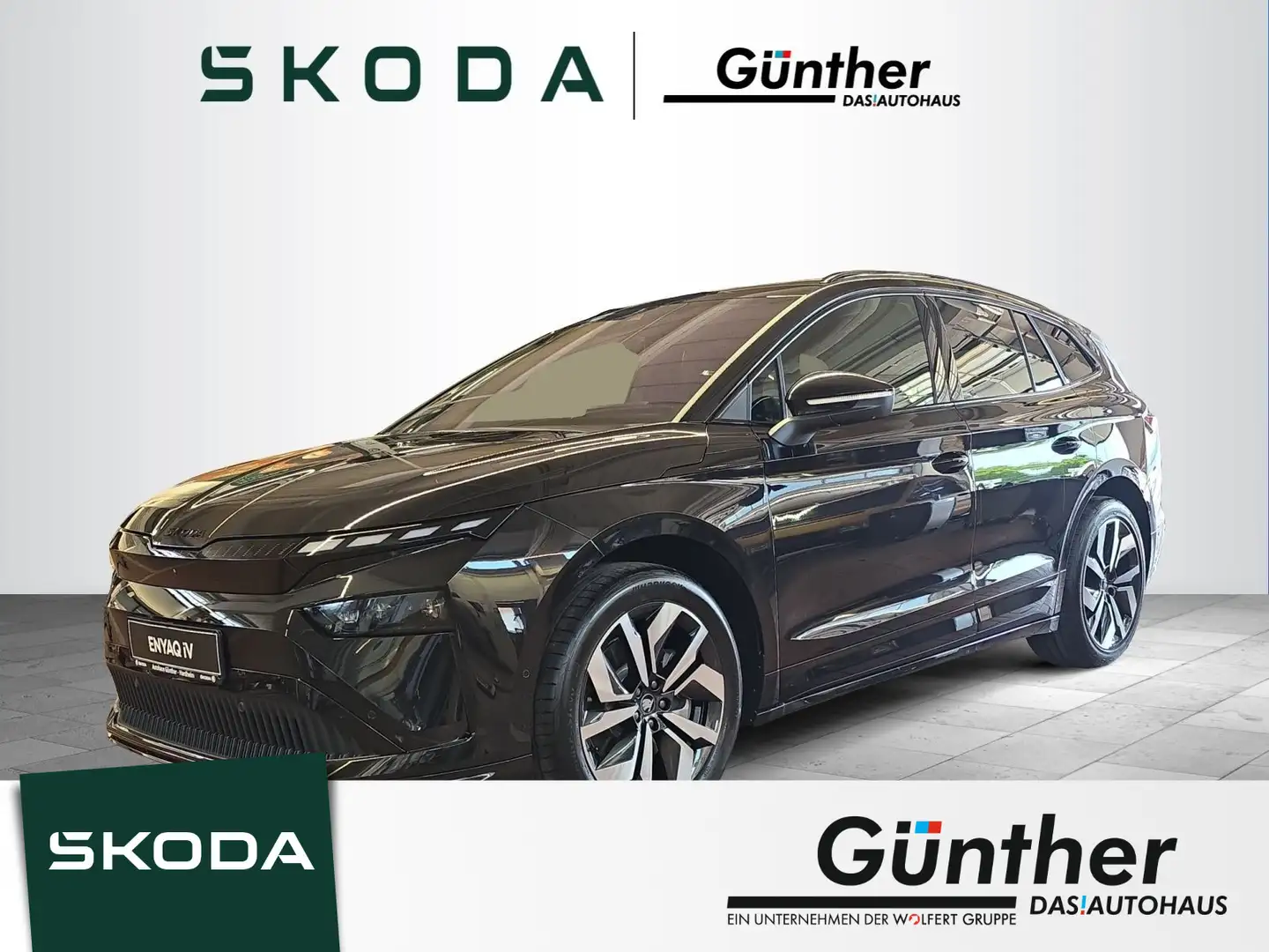Skoda Enyaq 85  Sportline 210 kW +MAXX+AHK+PANO+WINTER Schwarz - 1