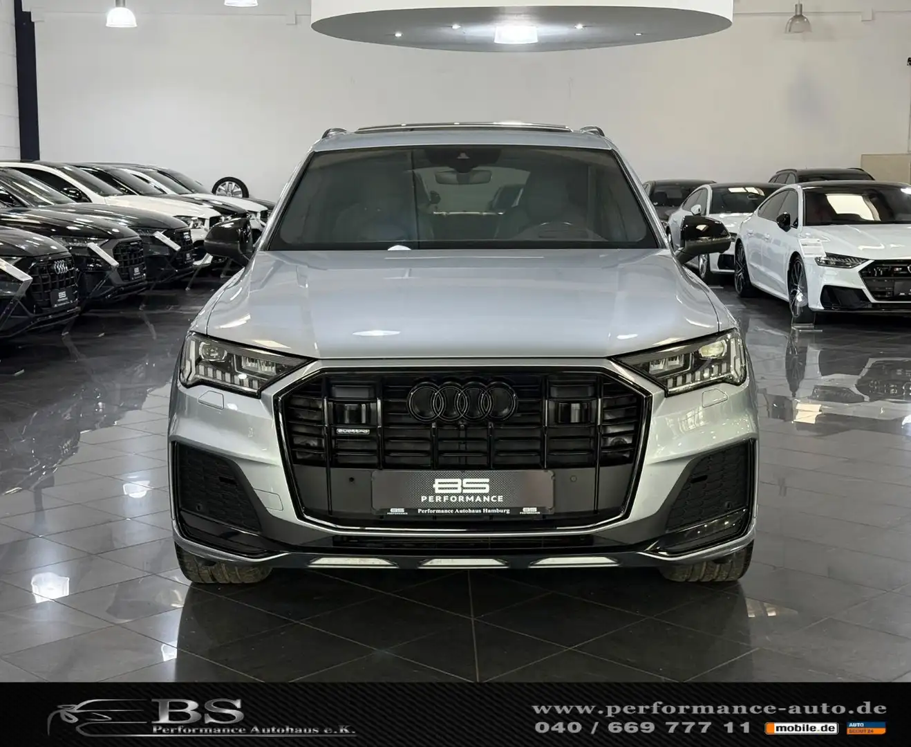 Audi Q7 50 TDI |S-LINE|MATRIX|ACC|PANO|MASSAGE|7-SITZ Zilver - 2