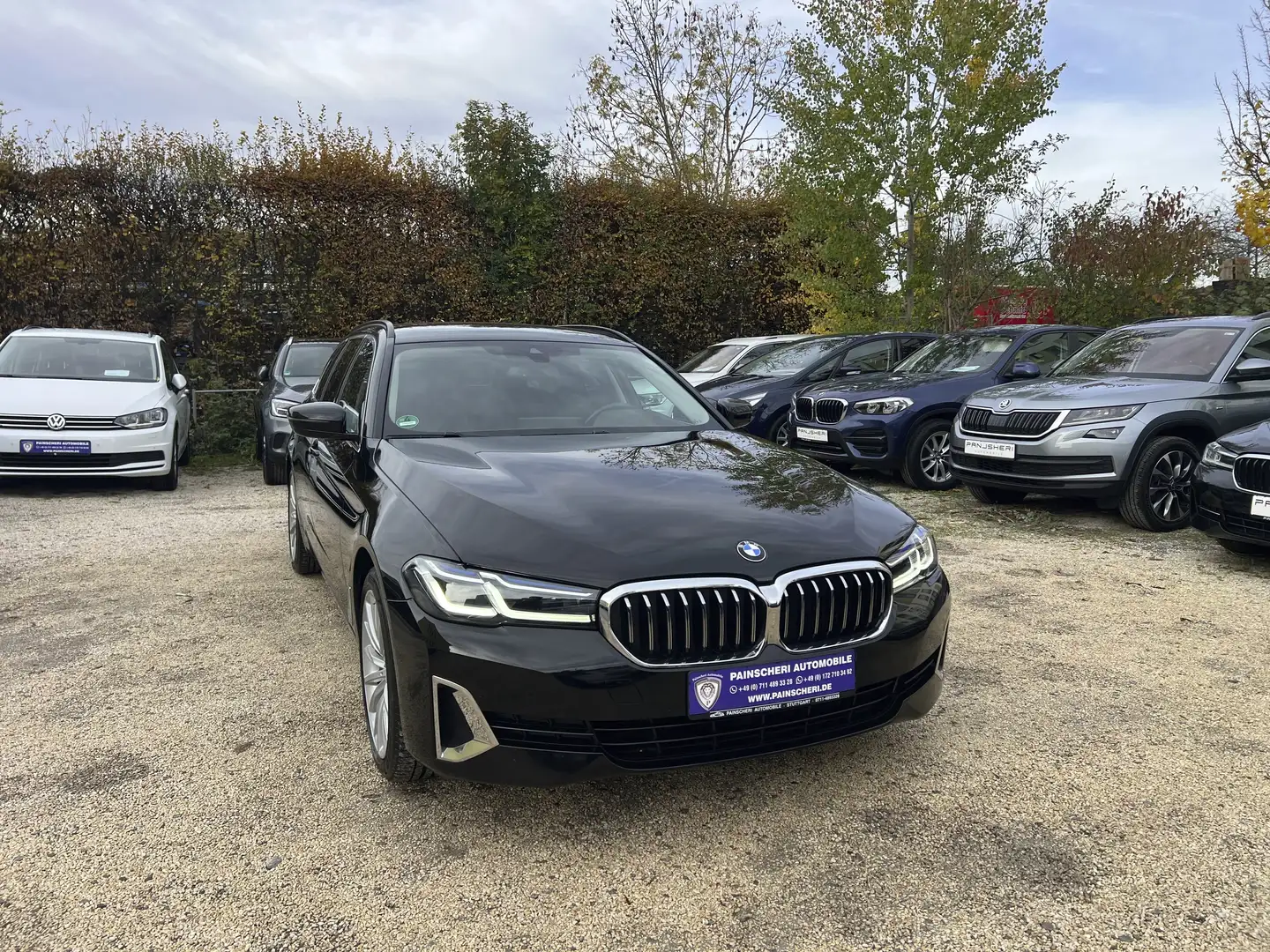 BMW 520 d Touring Luxury Line HEAD-UP+LASER+KAMERA+LEDER Schwarz - 1