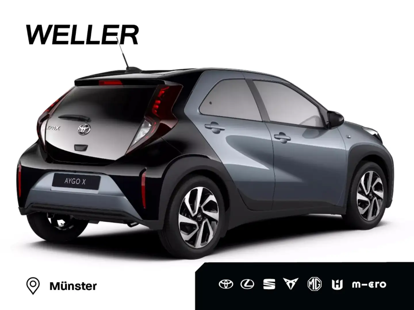 Toyota Aygo X Team D *Kamera*CarPlay*Spurhalteass*ACC* Grau - 2