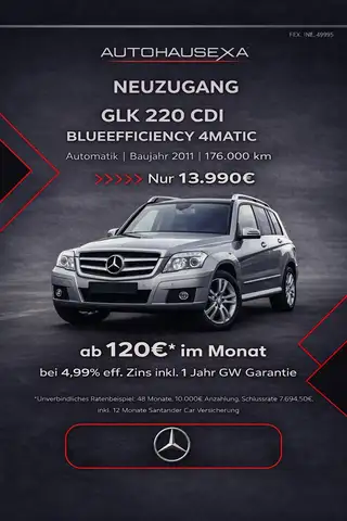 Mercedes-Benz GLK 220 GLK GLK 220 CDI BlueEfficiency 4Matic