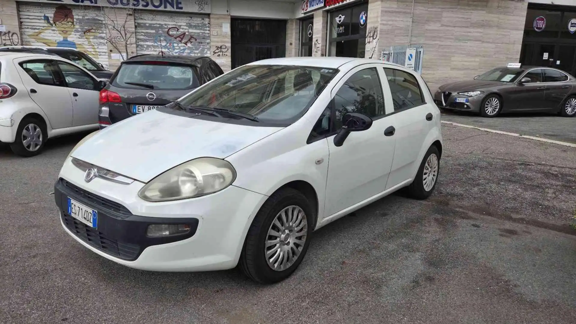 Fiat Punto Evo 1.3 MJT 5p. AUTOCARRO 4 POSTI Weiß - 1