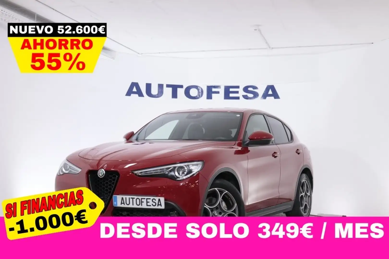 Alfa Romeo Stelvio 2.2D SPRINT AWD 190CV 5P # IVA DEDUCIBLE, NAVY, PA Rouge - 1