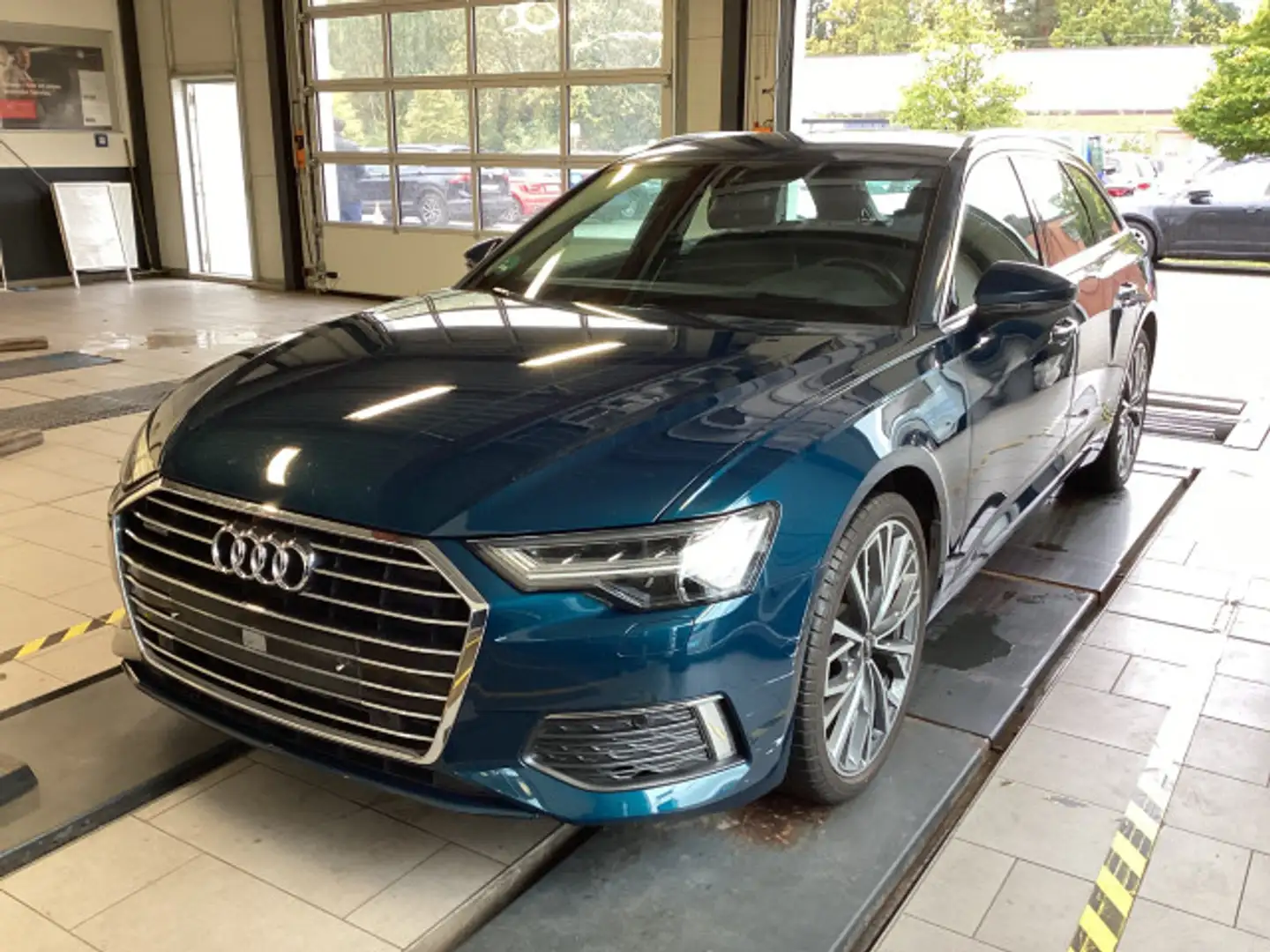 Audi A6 45 TFSI quatt. AHK B&O Nav HDMatrix HUD Blau - 2