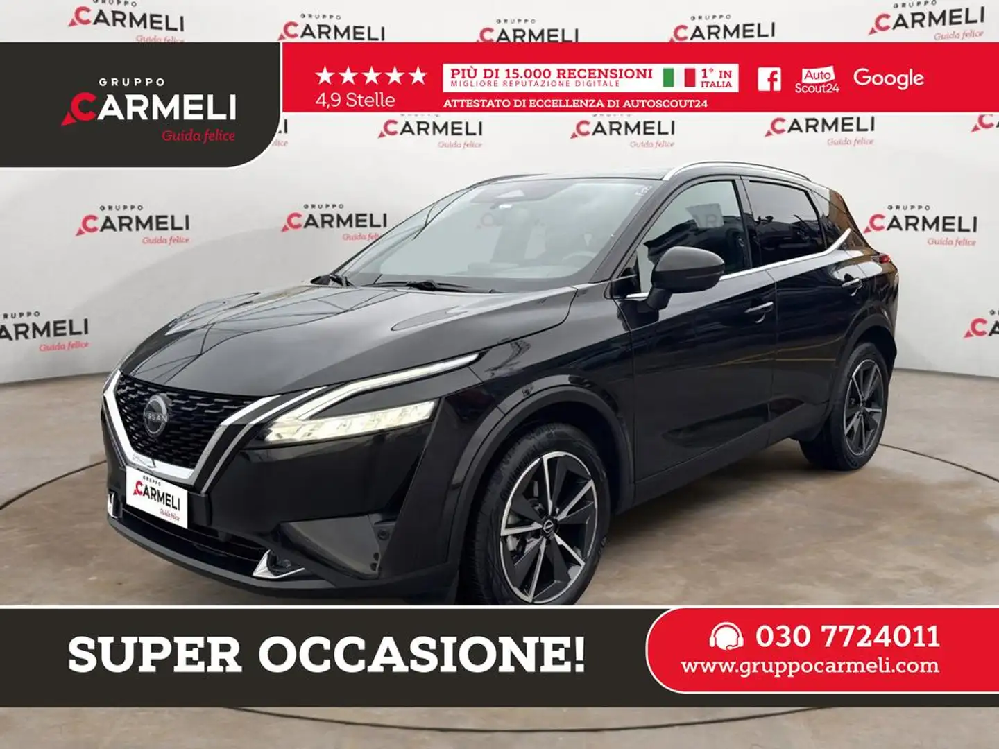 Nissan Qashqai 1.3 mild hybrid Tekna 2wd 140cv Nero - 1
