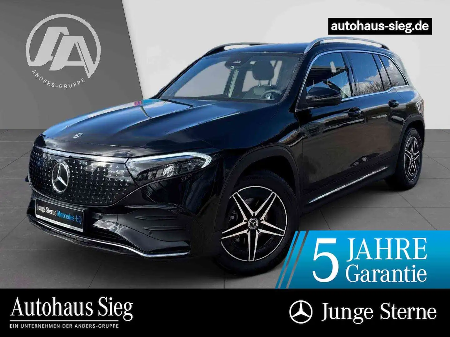 Mercedes-Benz EQB 300 4M AMG+MBUX+SHZ+LED+PDC+Kam+EASY-P+Apple Noir - 1