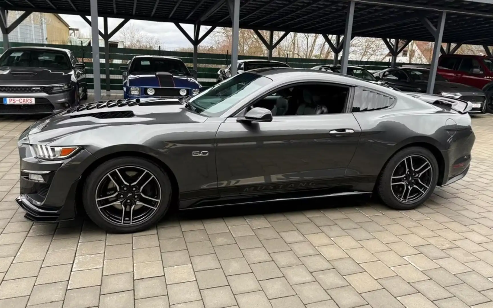 Ford Mustang 5.0 Ti-VCT V8 418cv GT A.(Fast.) Gris - 1