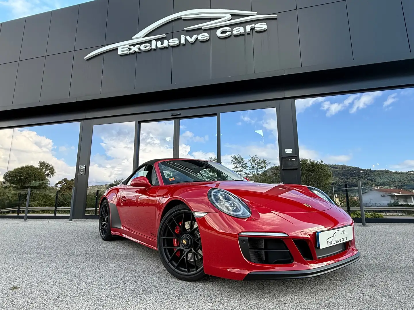 Porsche 911 911 Cabrio 3.0 Carrera 4 GTS auto Rosso - 1