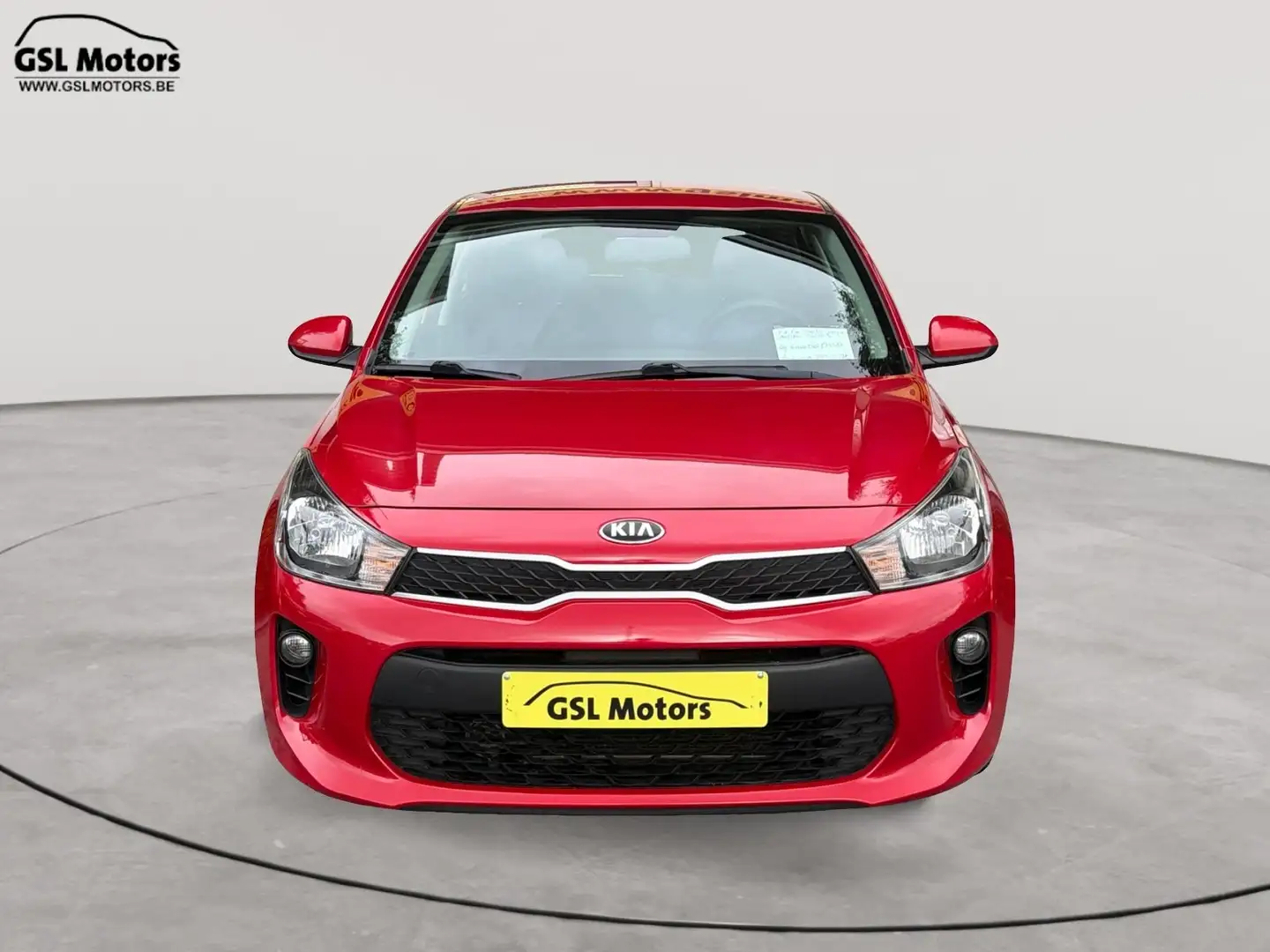 Kia Rio 1.2MPi 84cv rouge 03/19 Airco GPS Bluetooth Camera Rouge - 2