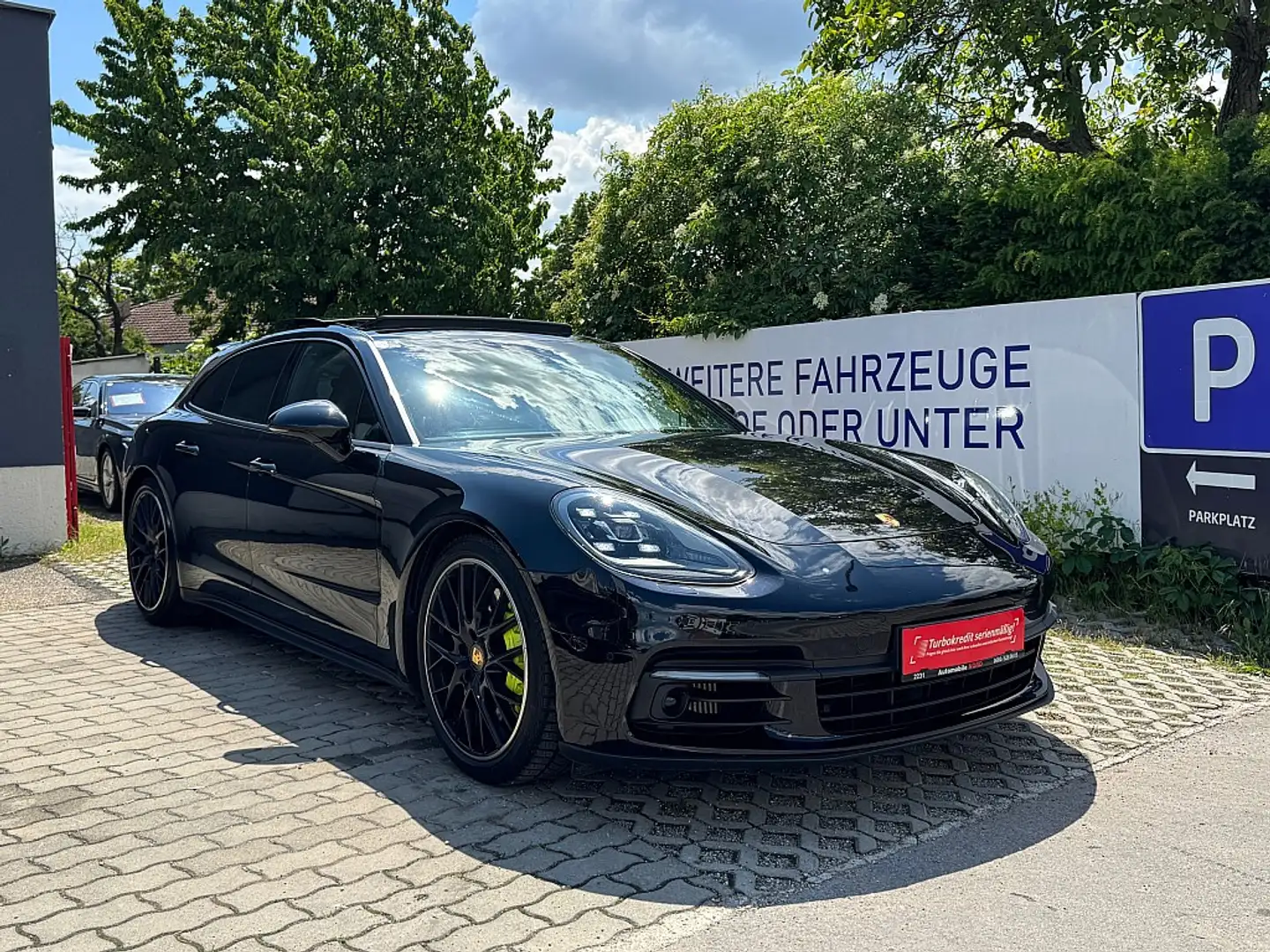 Porsche Panamera 4 E-Hybrid Sport Turismo | 6 % FIXZINS | APPROV... Zwart - 1