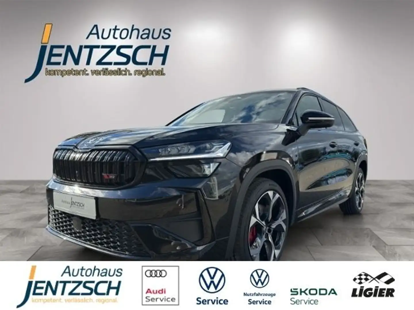 Skoda Kodiaq 2.0 TSI 195 kW 4x4 RS/AHK/HUD/5JG Schwarz - 1