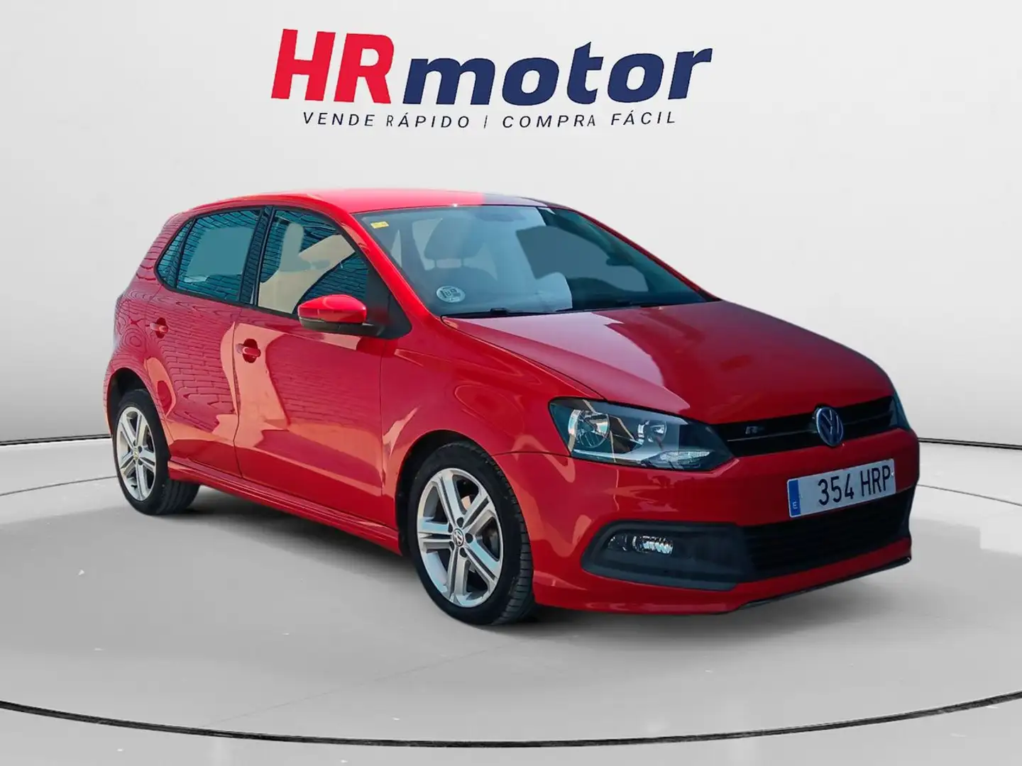Volkswagen Polo 1.6TDI R-Line 90 Rojo - 1