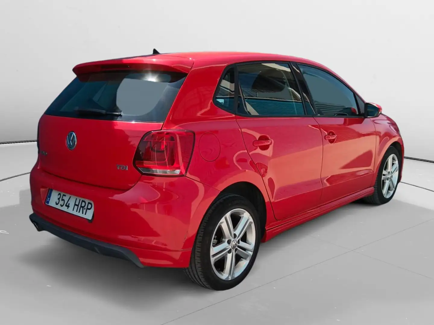 Volkswagen Polo 1.6TDI R-Line 90 Rojo - 2