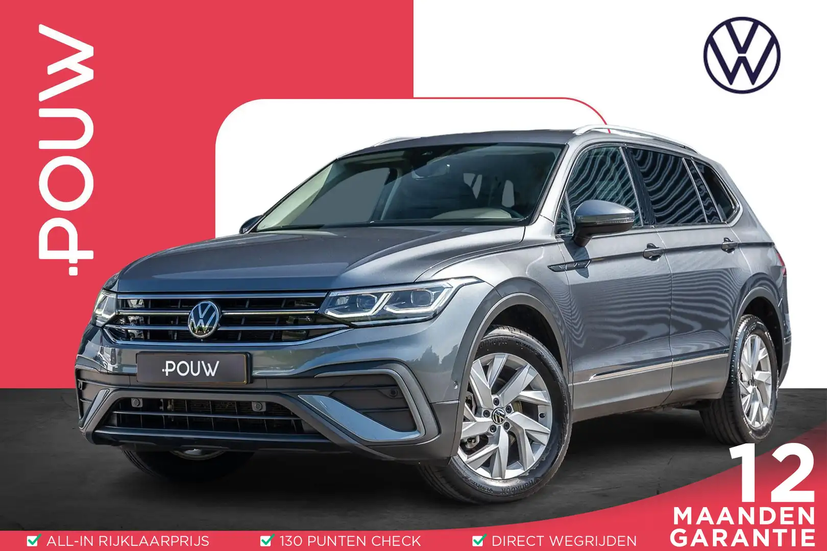 Volkswagen Tiguan Allspace 1.5 TSI 150pk DSG7 Life Business 7-Zits | Trekhaak Grijs - 1