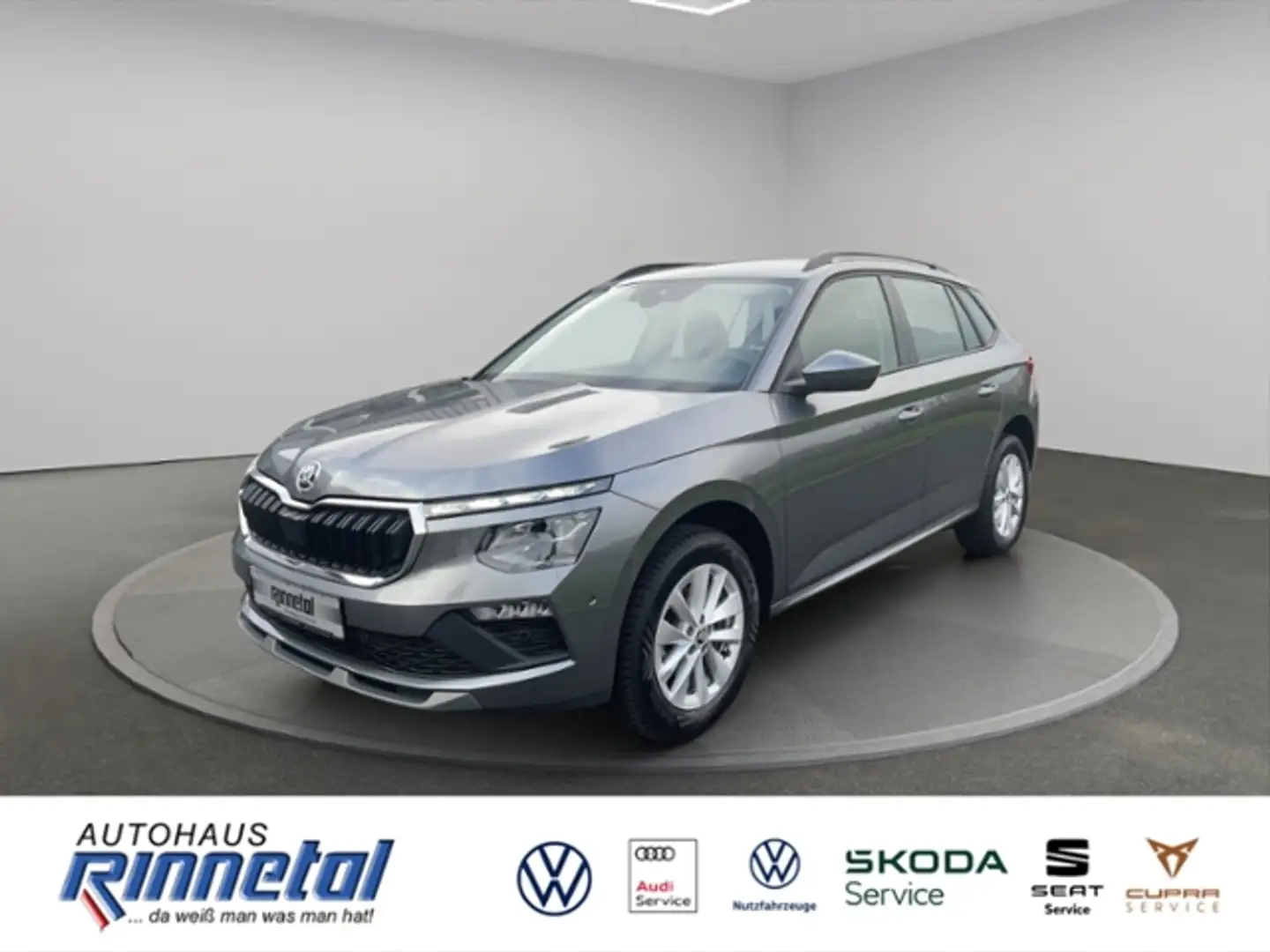 Skoda Kamiq 1.5 TSI OPF DSG Selection AHK+KAMERA+GRA+MATRIX L Grau - 1