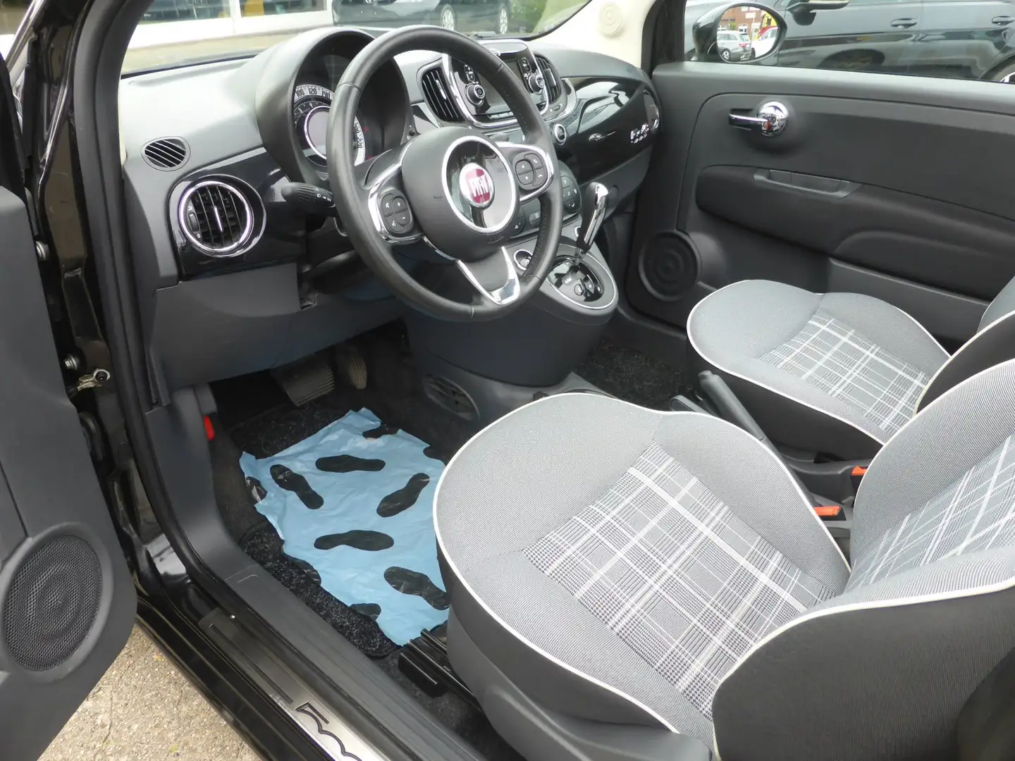 Fiat 500C C 1.2 8V Cabrio Dualogic (MTA) Lounge facelift Zwart - 2