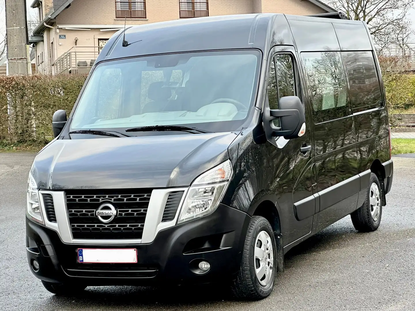 Nissan NV400 2.3 DCI/Dble Cabine 7 Places-Euro6-Airco-Caméra Siyah - 1