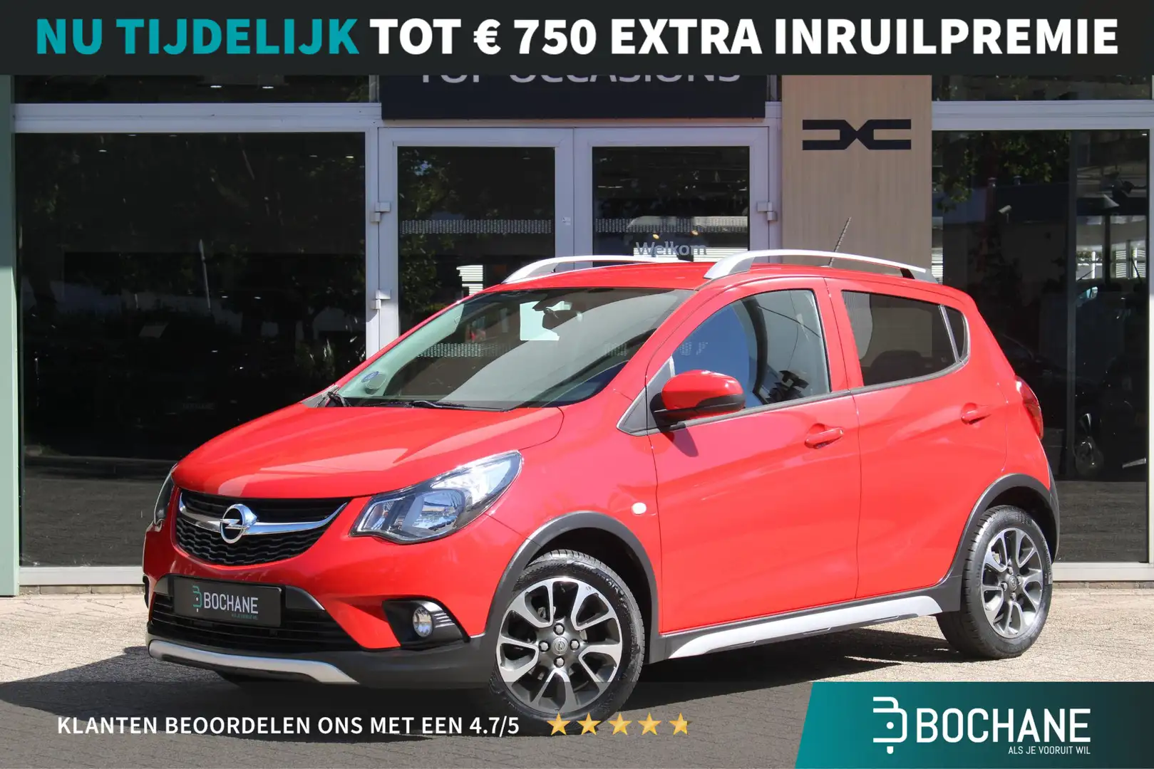 Opel Karl 1.0 Rocks Online Edition Cruise control | Aircondi Rouge - 1