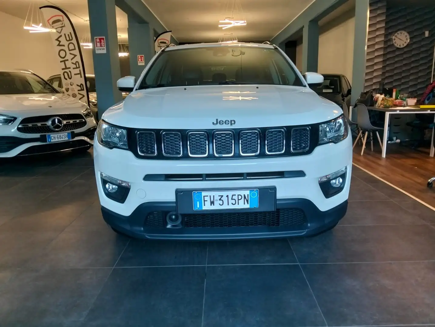 Jeep Compass Compass 1.6 mjt Longitude 2wd 120cv my19 Blanc - 2