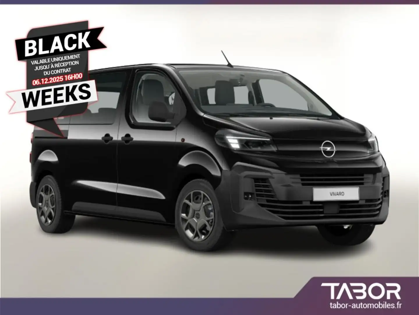 Opel Vivaro 2.0 D 177 AT8 GPS clim auto LED Noir - 1