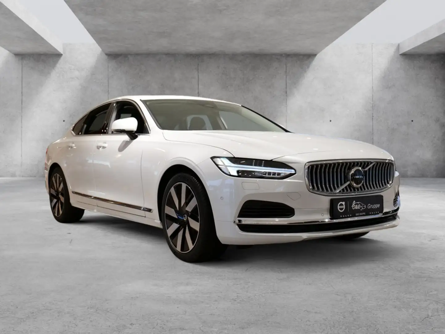 Volvo S90 Lim. T8 Ultimate Bright Recharge Plug-In Hybrid AW Bílá - 2
