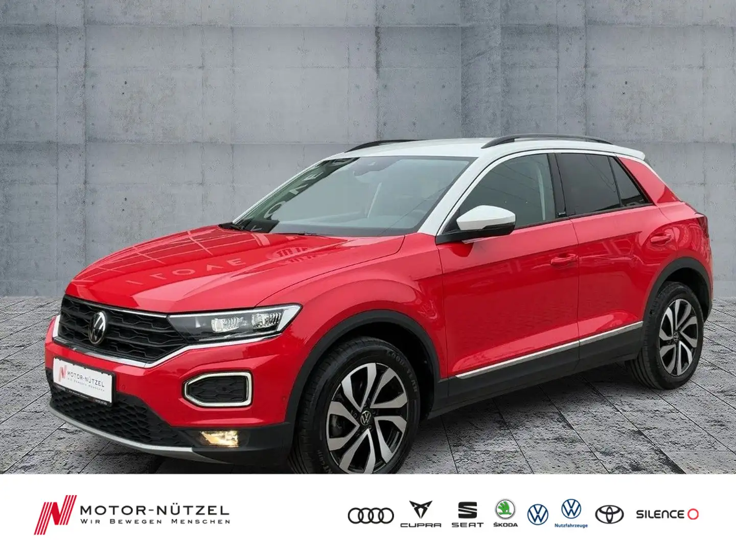 Volkswagen T-Roc 1.5 TSI ACTIVE LED+NAV+ACC+SHZ+PDC+RFK+NSW Rot - 1