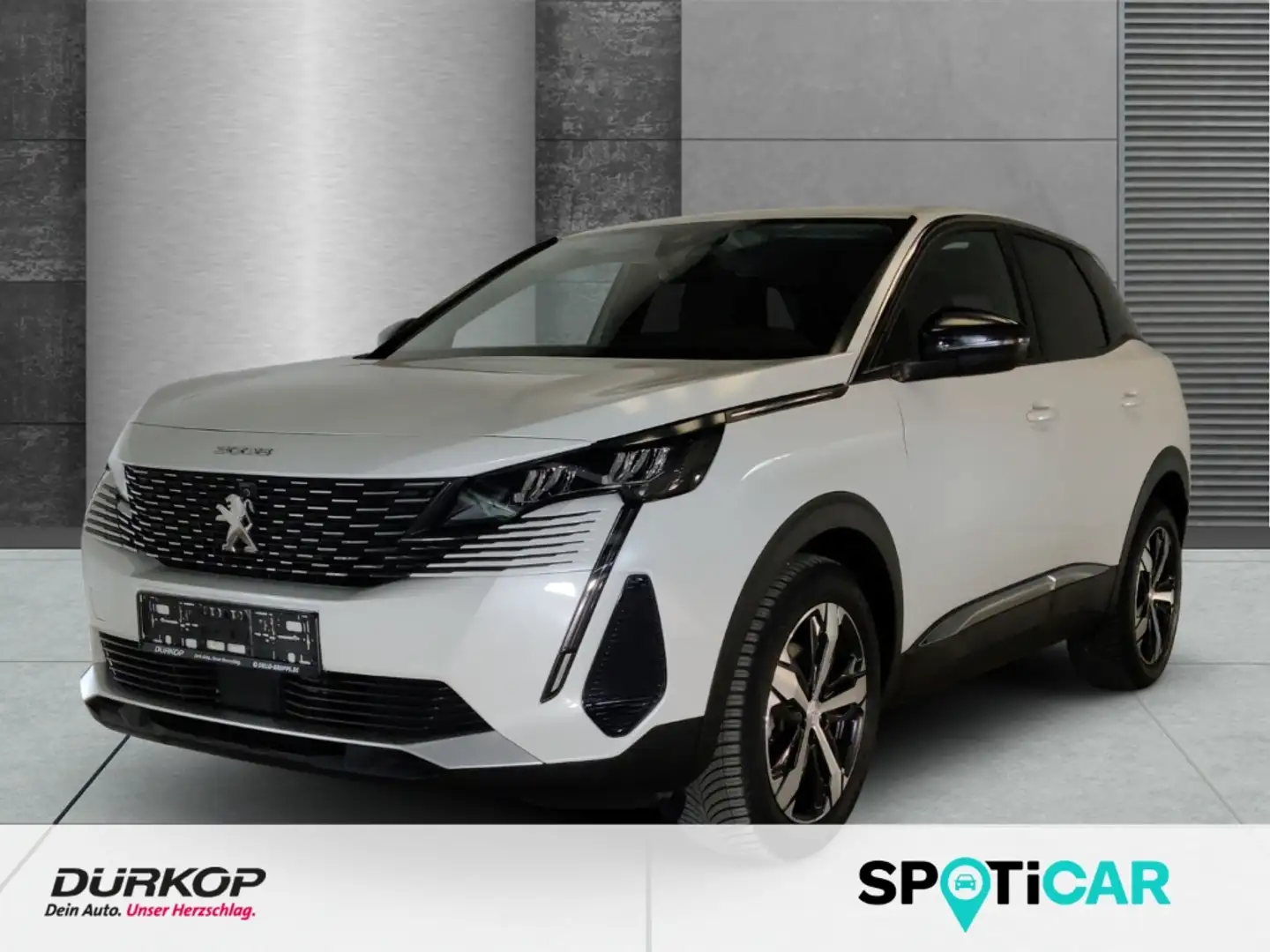Peugeot 3008 1.5 BlueHDi  Allure Automatik Navi El. Heckklappe Weiß - 1