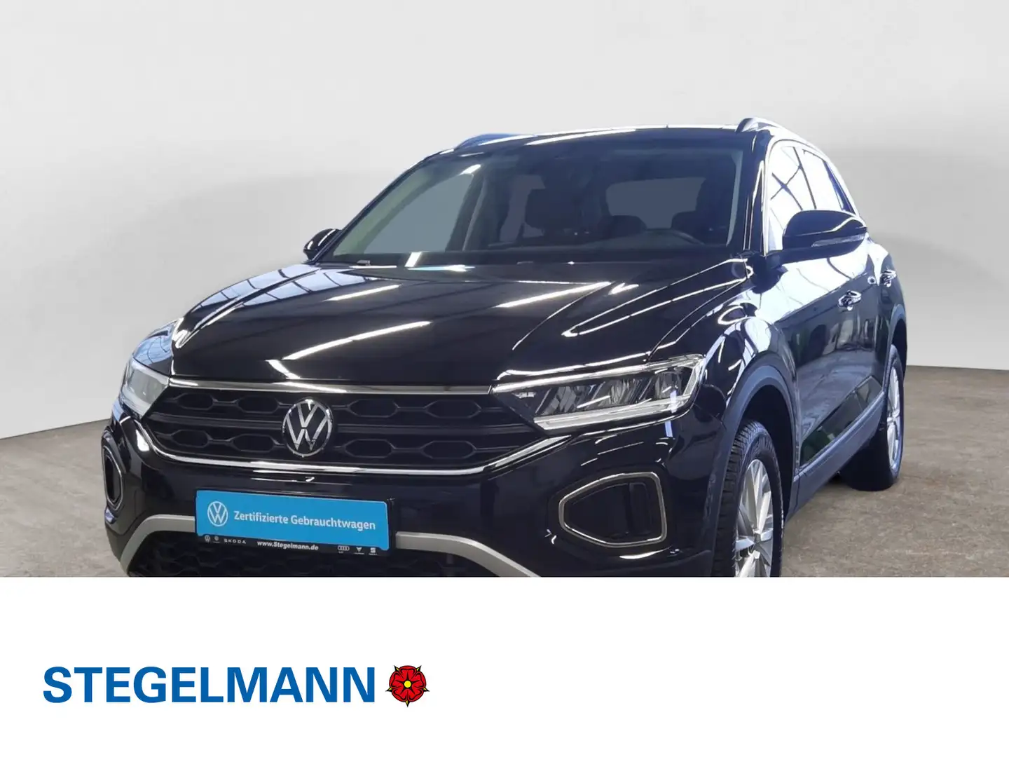 Volkswagen T-Roc 1.0 TSI Life *LED*App-Connect*Sitzheizung* Schwarz - 1