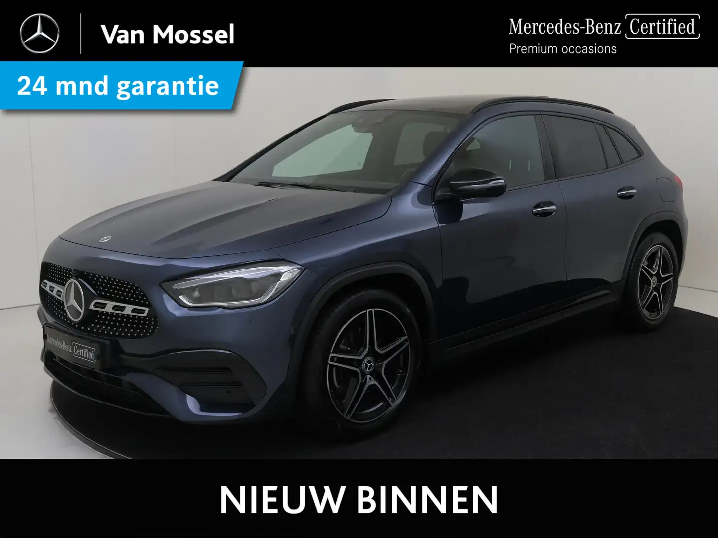 Mercedes-Benz GLA 180 Business Solution AMG Panorama Dak / Keyless / Mem Blauw - 1