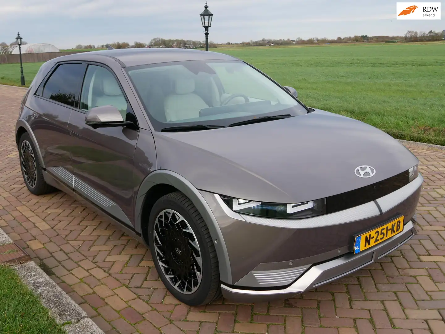 Hyundai IONIQ 5 Lounge 73kWh (FULL OPTIONS) **23499 NETTO** Bruin - 1