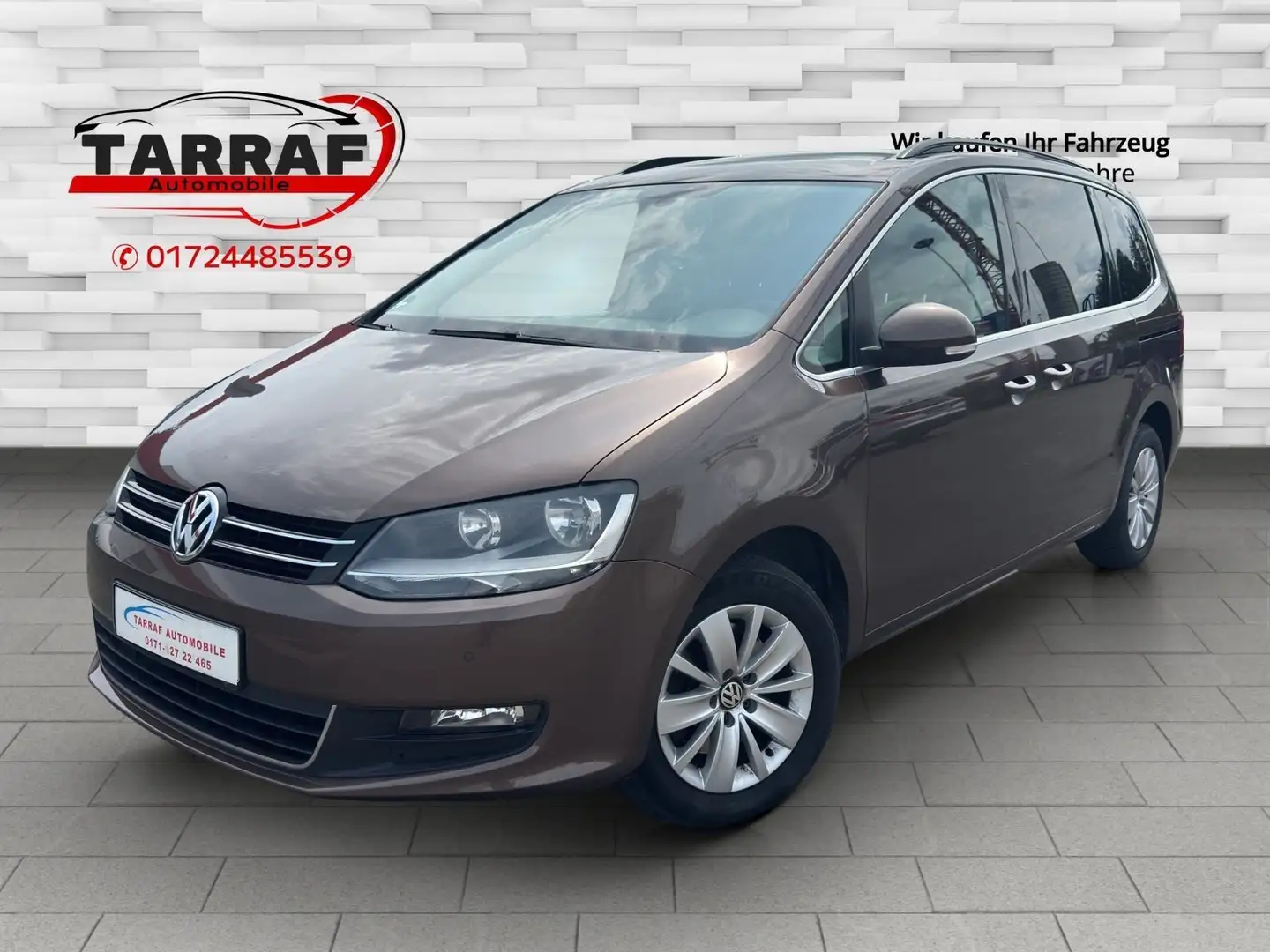 Volkswagen Sharan 1.4TSI Comfortline|7Sitzer|DSG Automatik Marrón - 1