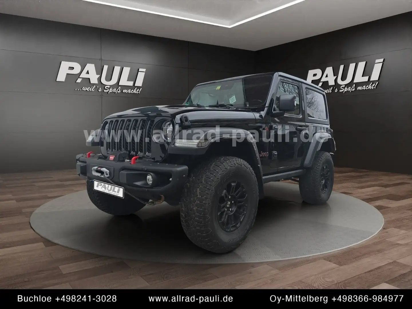 Jeep Wrangler 2.0 T-GDI Rubicon | FAHRWERK, WINDE Noir - 1