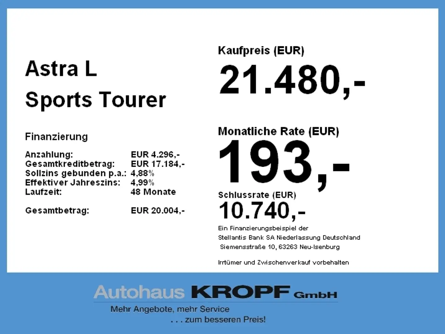 Opel Astra L Sports Tourer 1.5 D Elegance LED+Navi+LM Noir - 2