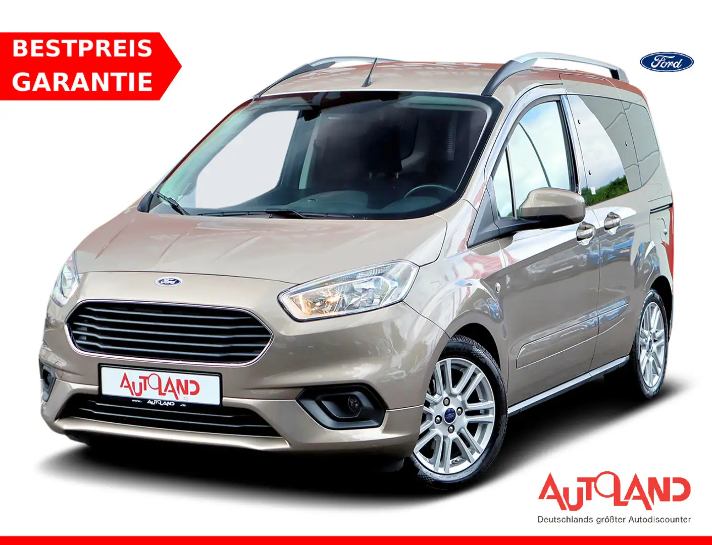 Ford Tourneo Courier 1.0 EB AAC Navi Kam PDC NSW Alu Beige - 1
