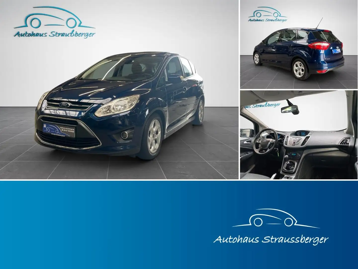 Ford C-Max C-MAX Trend Tempomat PDC CD Klimaaut. SRA BT Blau - 1