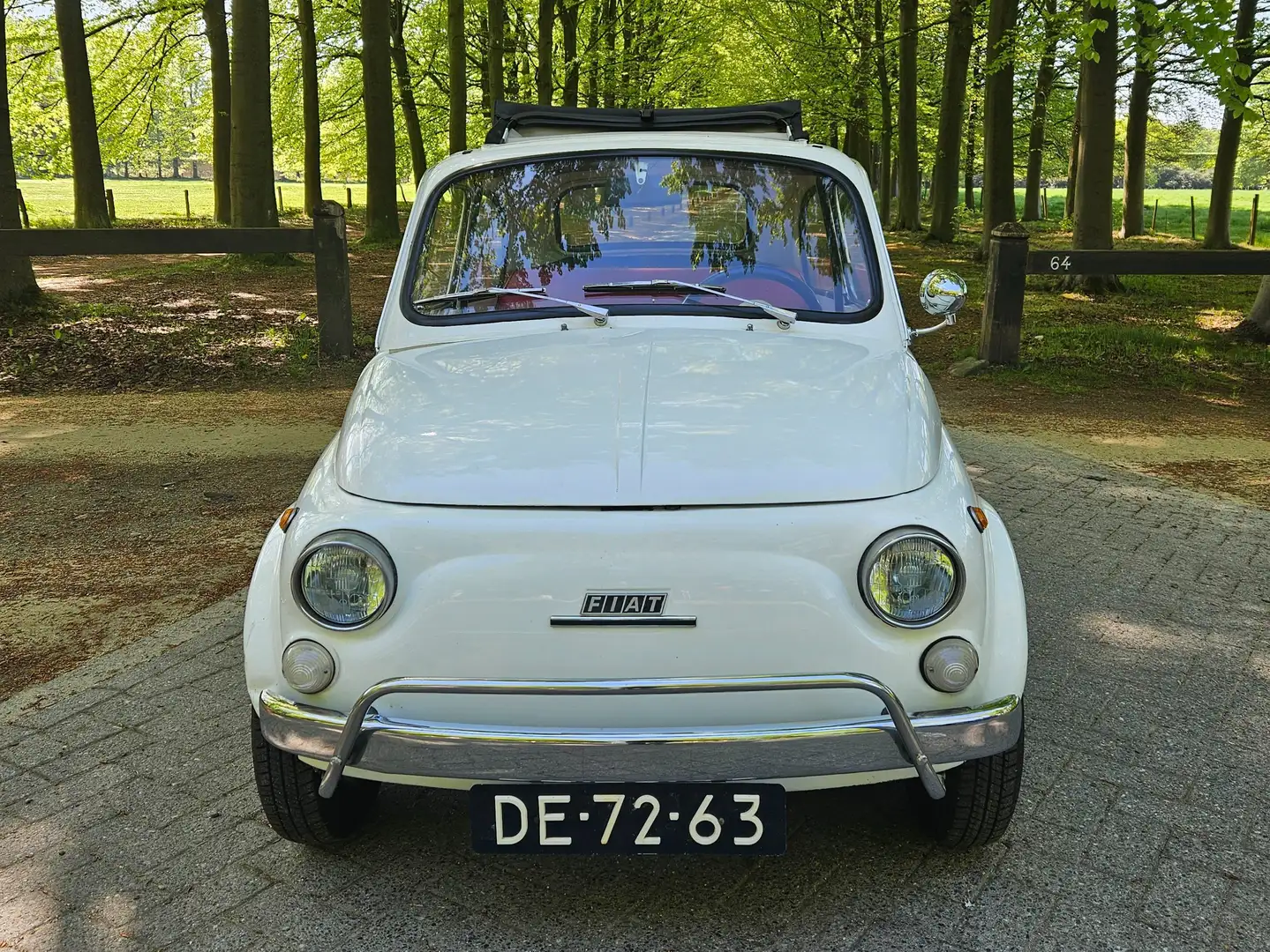 Fiat 500 Oldtimer Juni 1965 White - 2