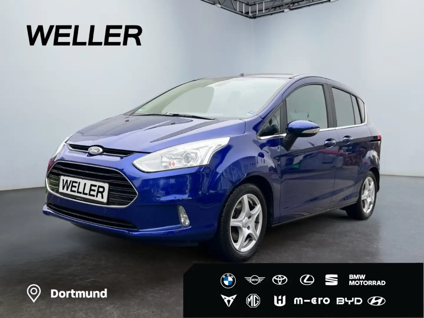 Ford B-Max 1.0 EcoBoost TITANIUM *CAM*hzb.Front*PDC* Blauw - 1
