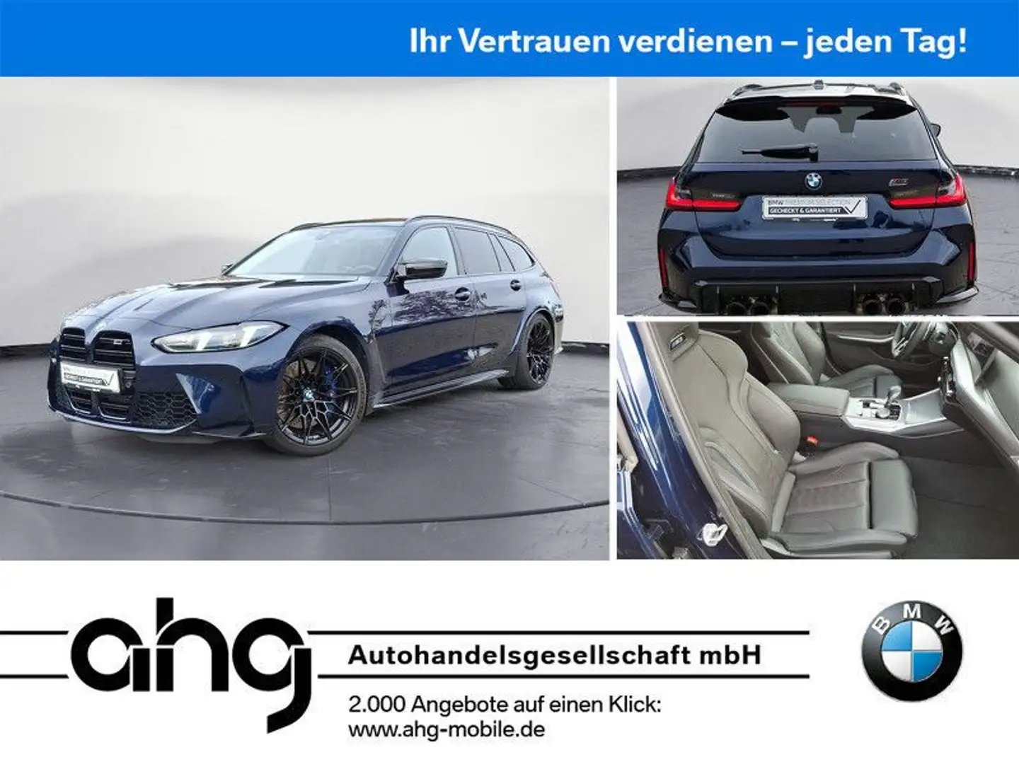 BMW M3 Competion M xDrive Touring Head-Up Harman/Kar Blau - 1