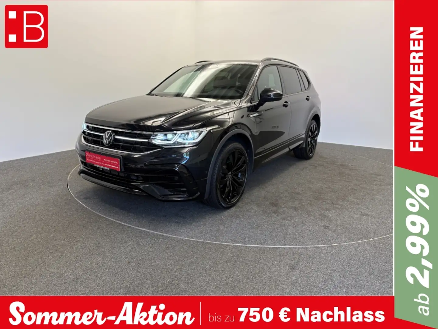 Volkswagen Tiguan Allspace 2.0 TDI 4Mo. DSG R-Line Black IQ-LIGHT DIGITAL COC Schwarz - 1