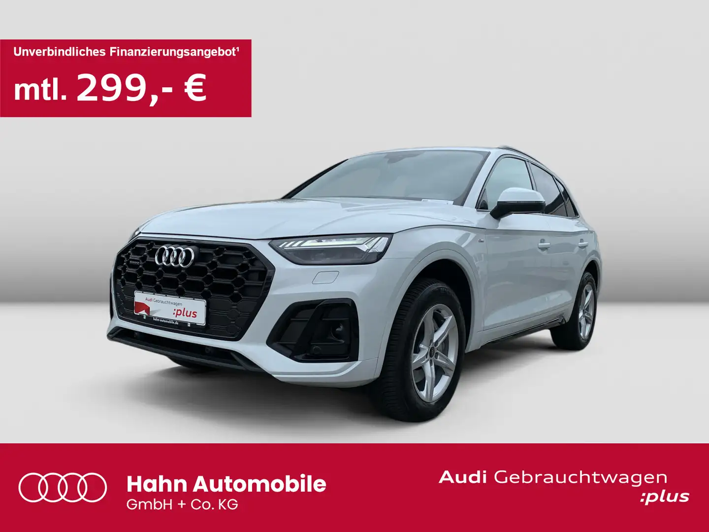 Audi Q5 40 TDI quattro S tronic S line Matrix AHK Cam Blanco - 1