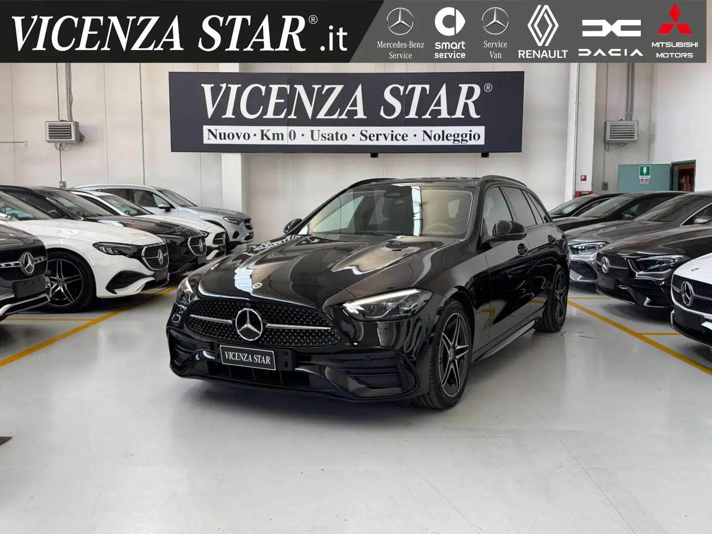 Mercedes-Benz C 220 d MHV S.W. AMG PREMIUM Nero - 1
