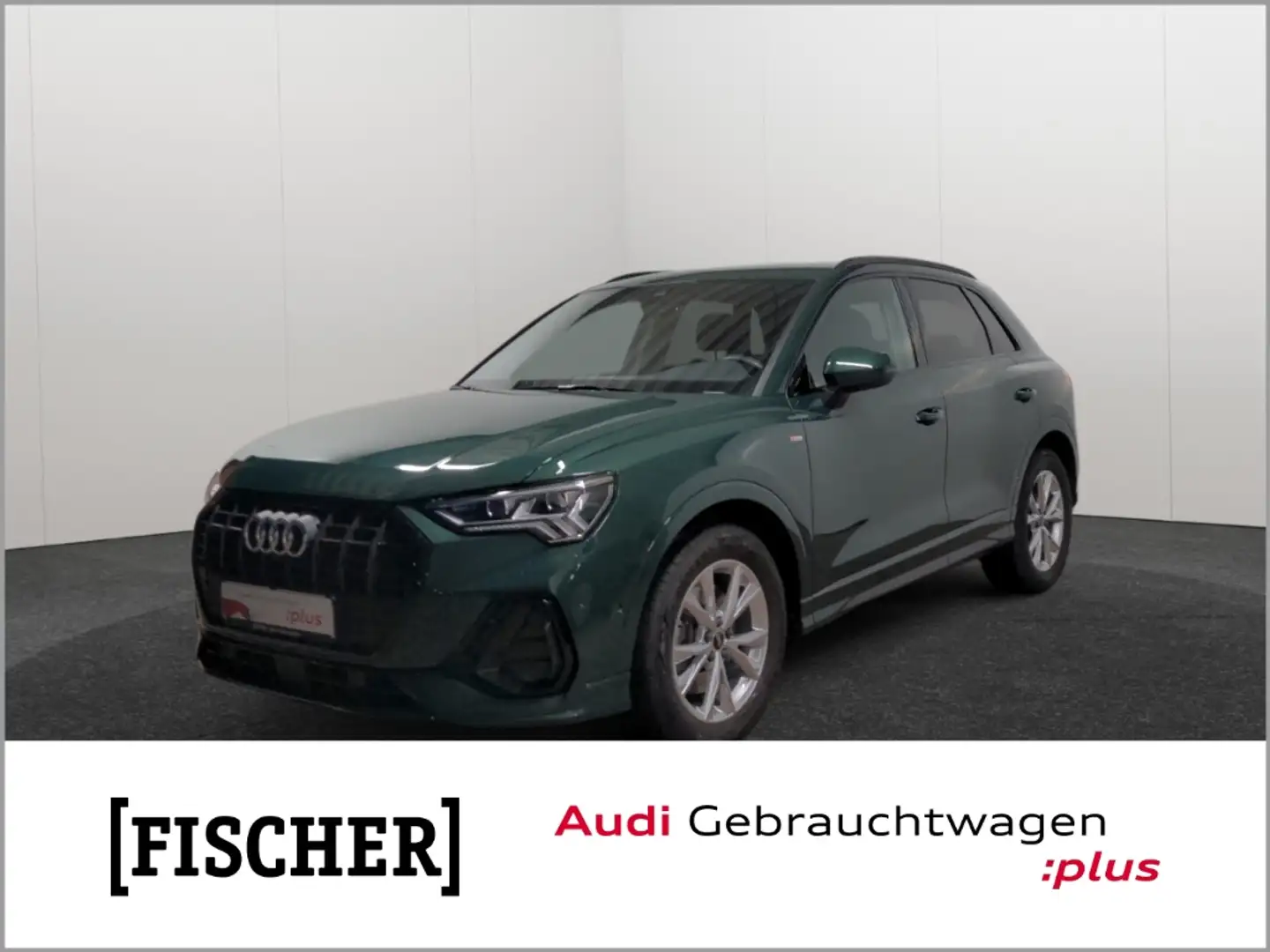 Audi Q3 45TFSI quattro S tronic S line Matrix Navi Rear Vi Grün - 1
