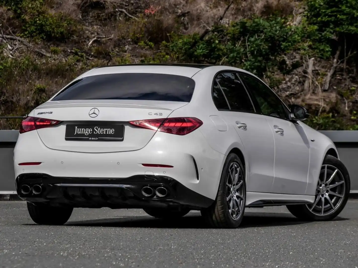 Mercedes-Benz C 43 AMG 4M Digital/Pano/Burm3D/360/HUD/Night/18 Biały - 2
