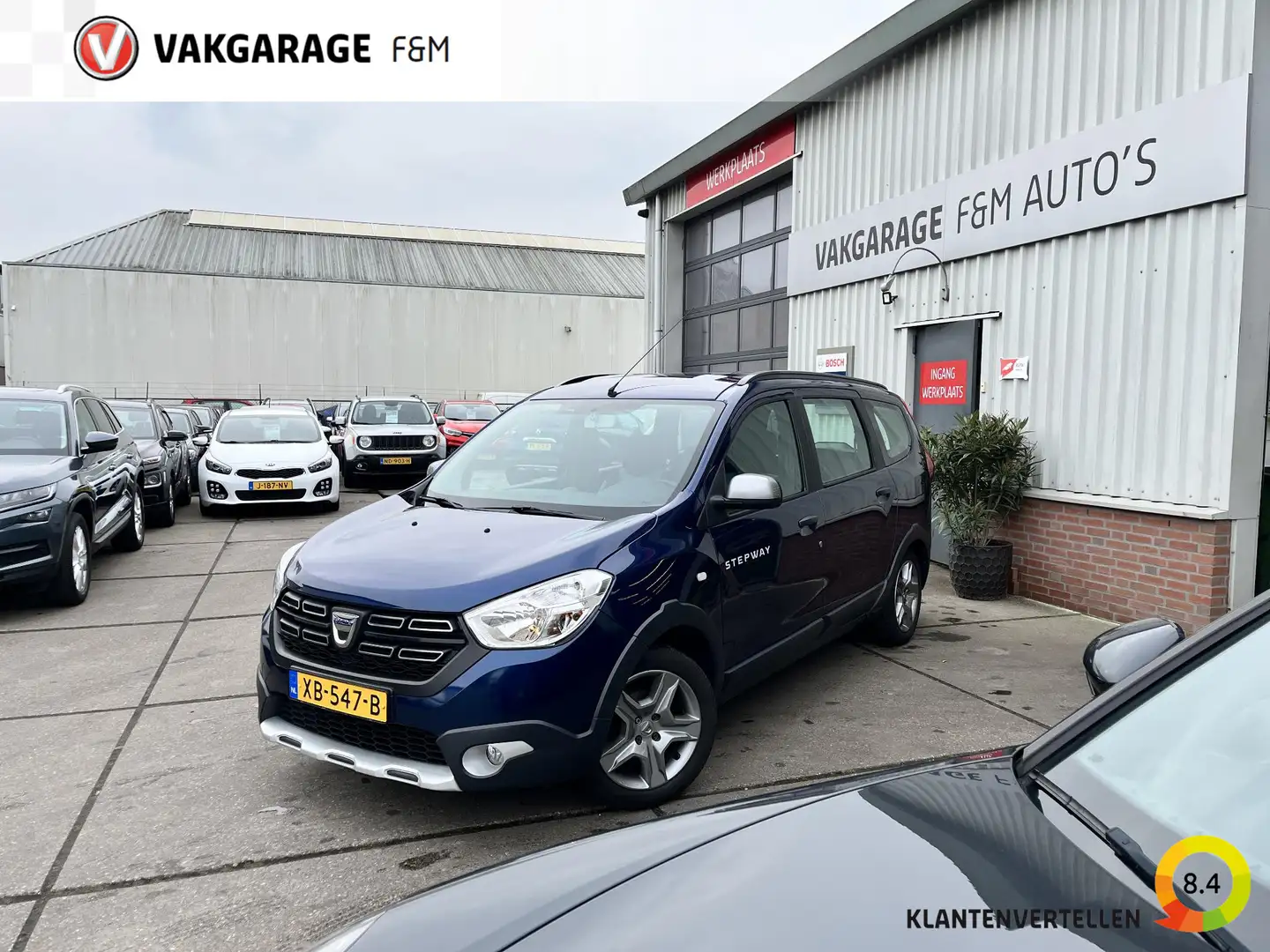 Dacia Lodgy 1.6 SCe Bi-Fuel Stepway 5p. Blauw - 1